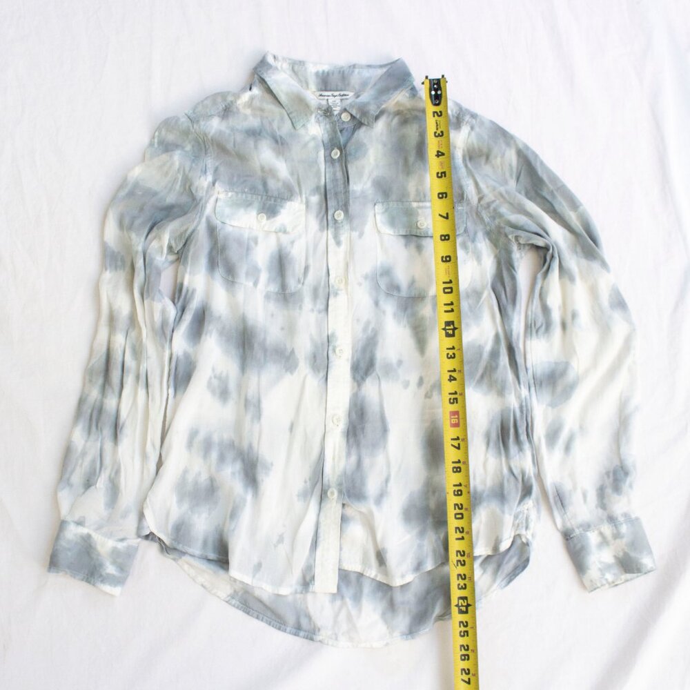 American Eagle Outfitters Tie Dye Button Down Collar Shirt - Picture 4 of 5